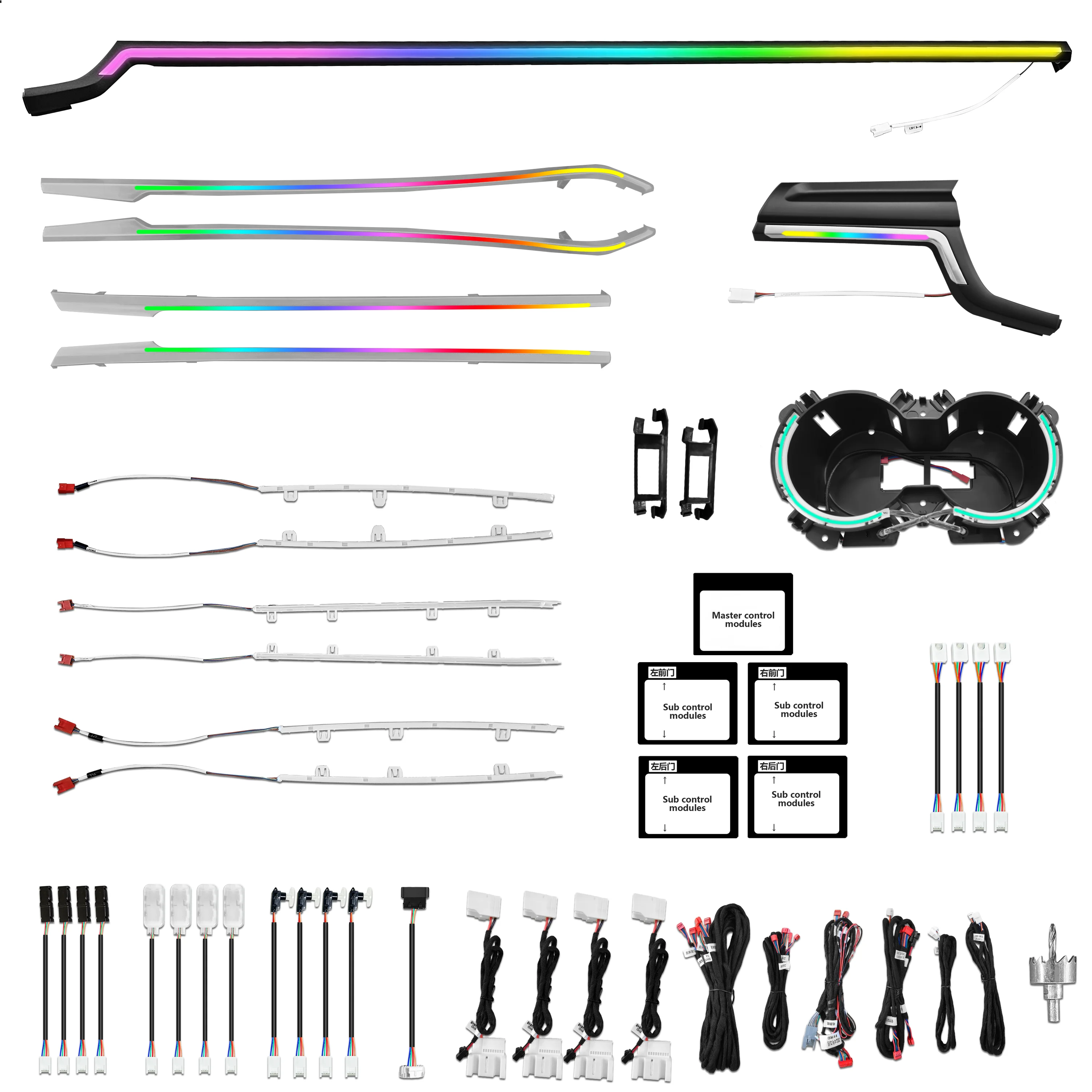 Светодиодная подсветка салона VUpgrade Symphony для Audi A4 A5 S5 B9 2017-2025: декоративная атмосферная лента, аксессуары
Светодиодная подсветка салона VUpgrade Symphony для Audi A4 A5 S5 B9 2017-2025: декоративная атмосферная лента, аксессуары