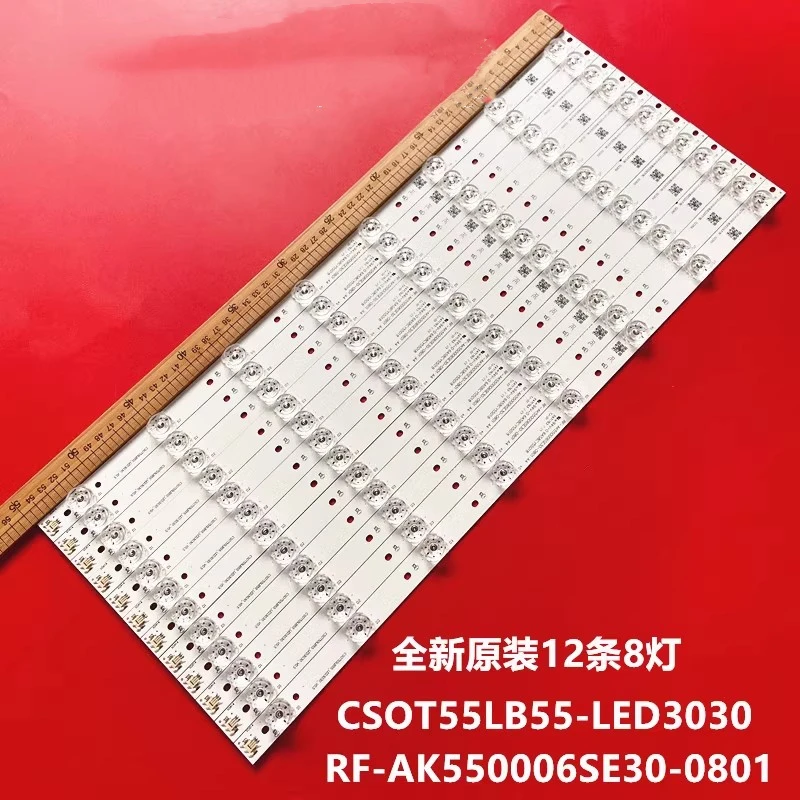 LED Backlight strip 8 Lamp for DH-LI55-S401 HCV55 MG5461D0 RF-AK550006SE30-0801 CS0T55LB55_LED3030_V0.5 ST5461D02-7-XL-3
LED Backlight strip 8 Lamp for DH-LI55-S401 HCV55 MG5461D0 RF-AK550006SE30-0801 CS0T55LB55_LED3030_V0.5 ST5461D02-7-XL-3