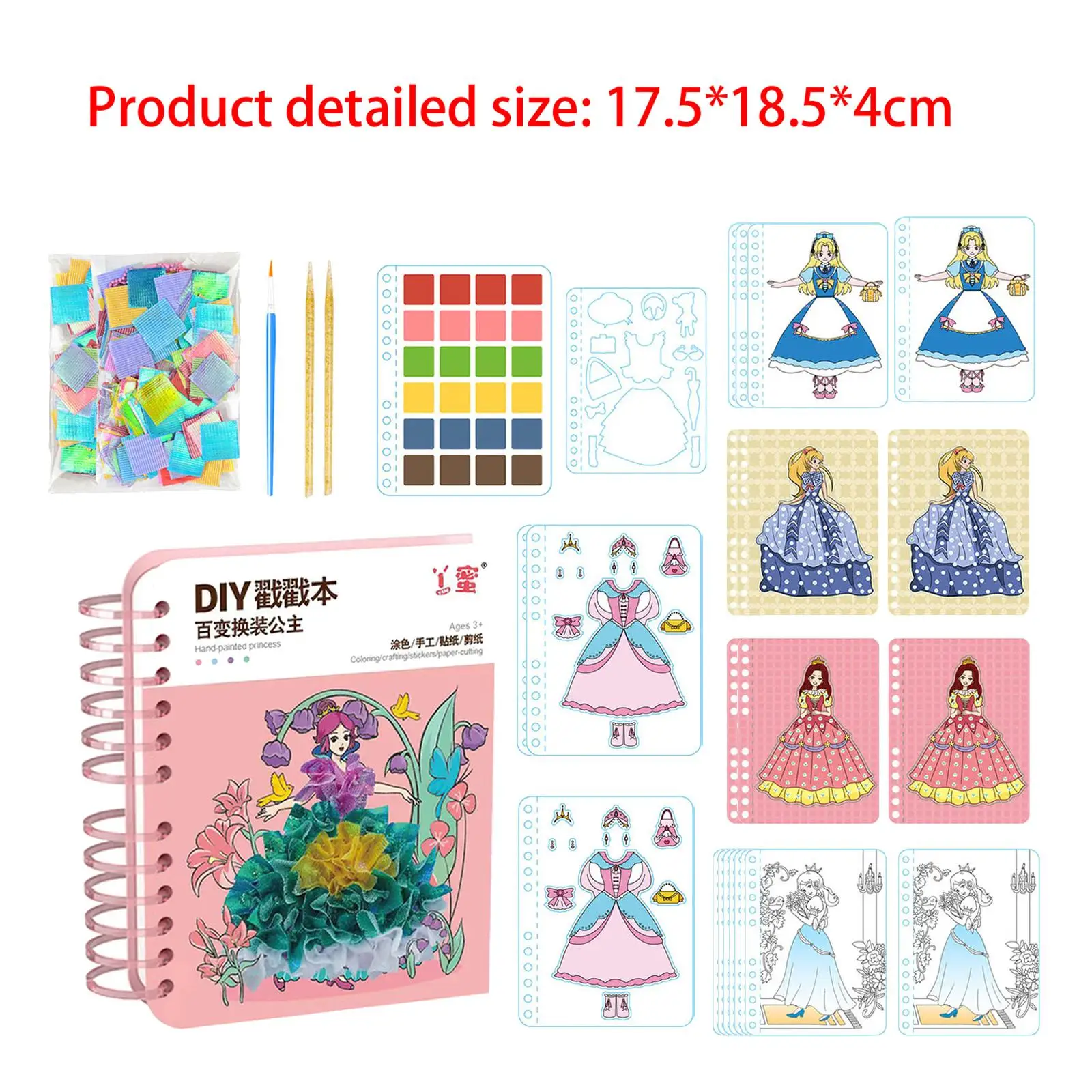 DIY princess dress up activity book, making clothes for kids, scrapbooking,
DIY princess dress up activity book, making clothes for kids, scrapbooking,
