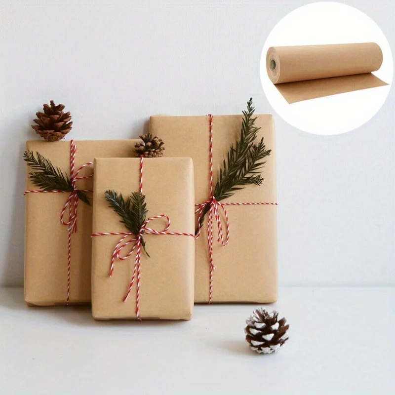 30cm/50cm*500cm(197in)/1000cm(394in) Brown Kraft Paper Roll for Gift Wrapping, Crafts, Shipping, and Moving
30cm/50cm*500cm(197in)/1000cm(394in) Brown Kraft Paper Roll for Gift Wrapping, Crafts, Shipping, and Moving