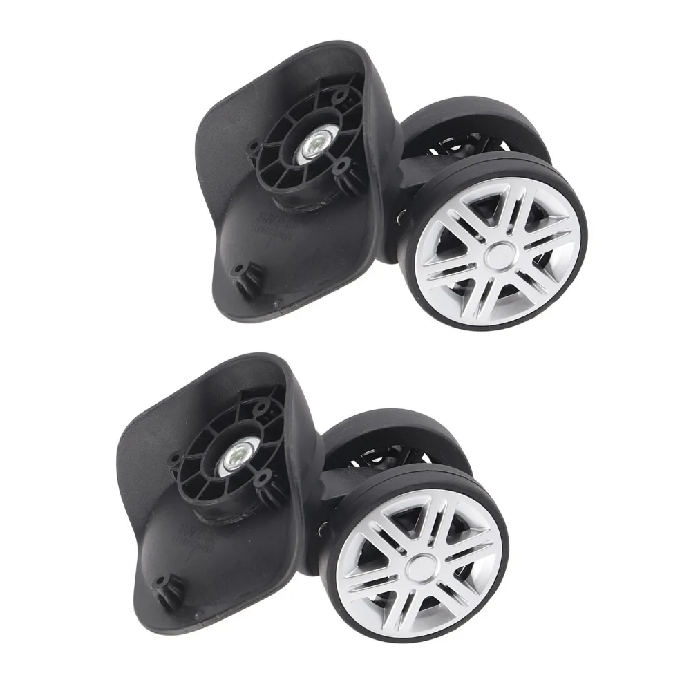 1 Pair Durable Mute Luggage Wheels 360° Rotation Double Row Suitcase Wheels Black Luggage Caster Wheels Travel Box Repair
1 Pair Durable Mute Luggage Wheels 360° Rotation Double Row Suitcase Wheels Black Luggage Caster Wheels Travel Box Repair