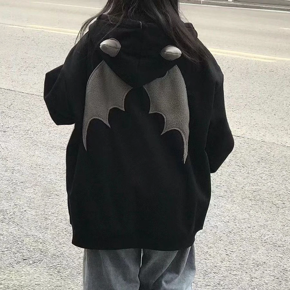 Повседневная женская тонкая толстовка на молнии с принтом в виде букв с дьявольскими рожками: легкая и стильная уличная одежда
Повседневная женская тонкая толстовка на молнии с принтом в виде букв с дьявольскими рожками: легкая и стильная уличная одежда