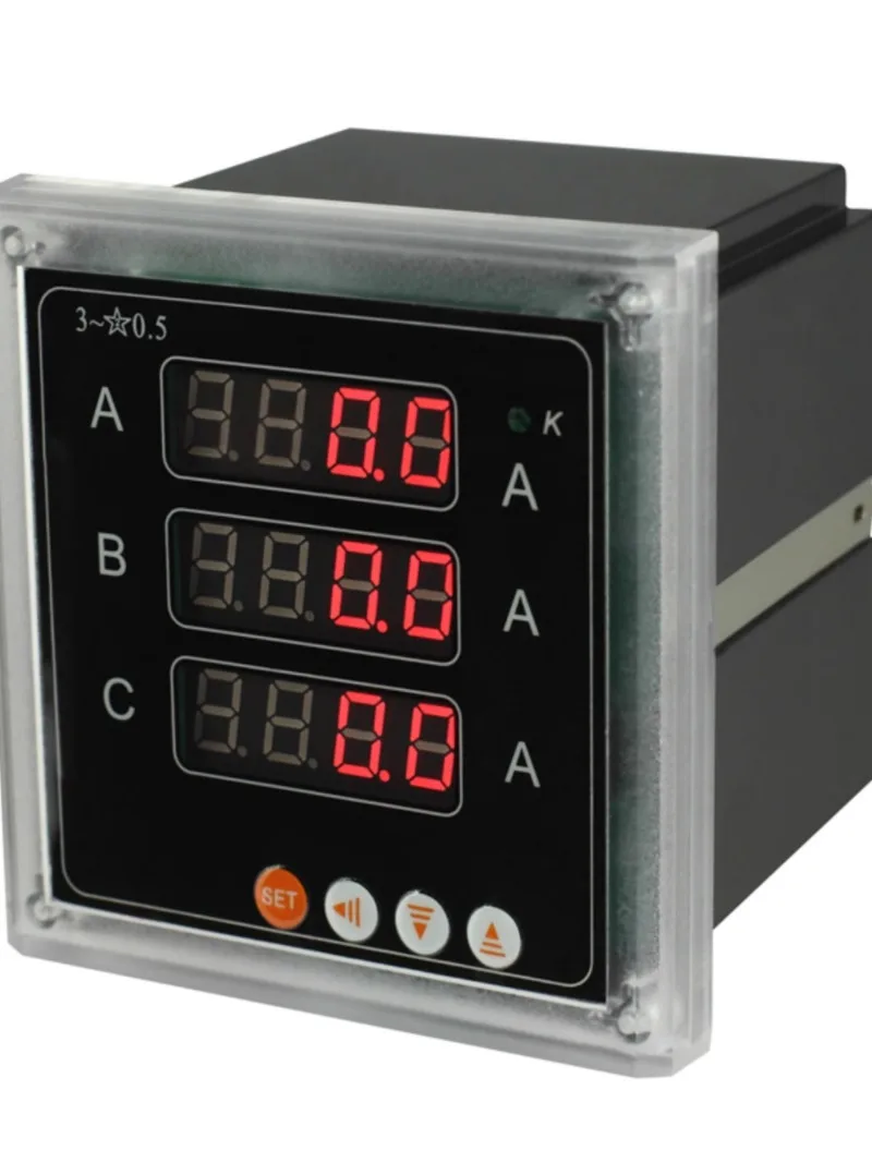 Multifunctional Three-phase Intelligent Digital Ammeter Voltage Strap RS485 Analog Transmitter Up and Down Alarm Output
Multifunctional Three-phase Intelligent Digital Ammeter Voltage Strap RS485 Analog Transmitter Up and Down Alarm Output