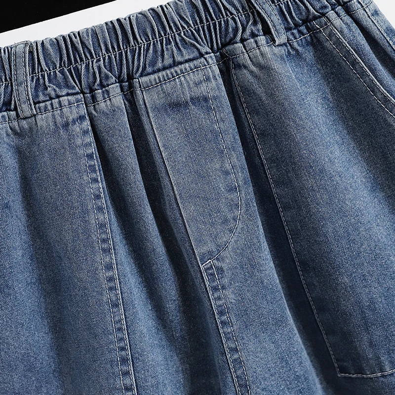 plus Size High Waist Denim orts Loose Fitting Slimming Wide Leg Hot Pants for Younger Looking Summer Faion Women's Jeans
plus Size High Waist Denim orts Loose Fitting Slimming Wide Leg Hot Pants for Younger Looking Summer Faion Women's Jeans