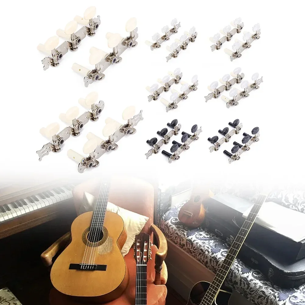 Guitar Parts For Guitar Setup Guitar Tuners Chrome Tuning Pegs Accurate Tuning Chrome-plated Corrosion-Resistance
Guitar Parts For Guitar Setup Guitar Tuners Chrome Tuning Pegs Accurate Tuning Chrome-plated Corrosion-Resistance