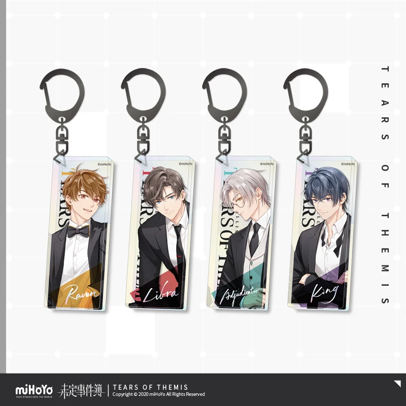 MiHoYo Official Tears of Themis Raven ADJUDICATOR Libra King Acrylic Keychain Pendant Anime Accessories Cosplay Props
MiHoYo Official Tears of Themis Raven ADJUDICATOR Libra King Acrylic Keychain Pendant Anime Accessories Cosplay Props