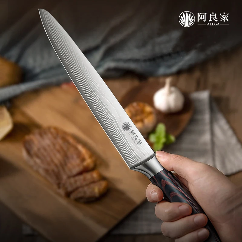 7,6-дюймовый нож для мяса, нож для ветчины, многофункциональный нож шеф-повара, нож для резки стейка, гриль, кухонный нож
7,6-дюймовый нож для мяса, нож для ветчины, многофункциональный нож шеф-повара, нож для резки стейка, гриль, кухонный нож