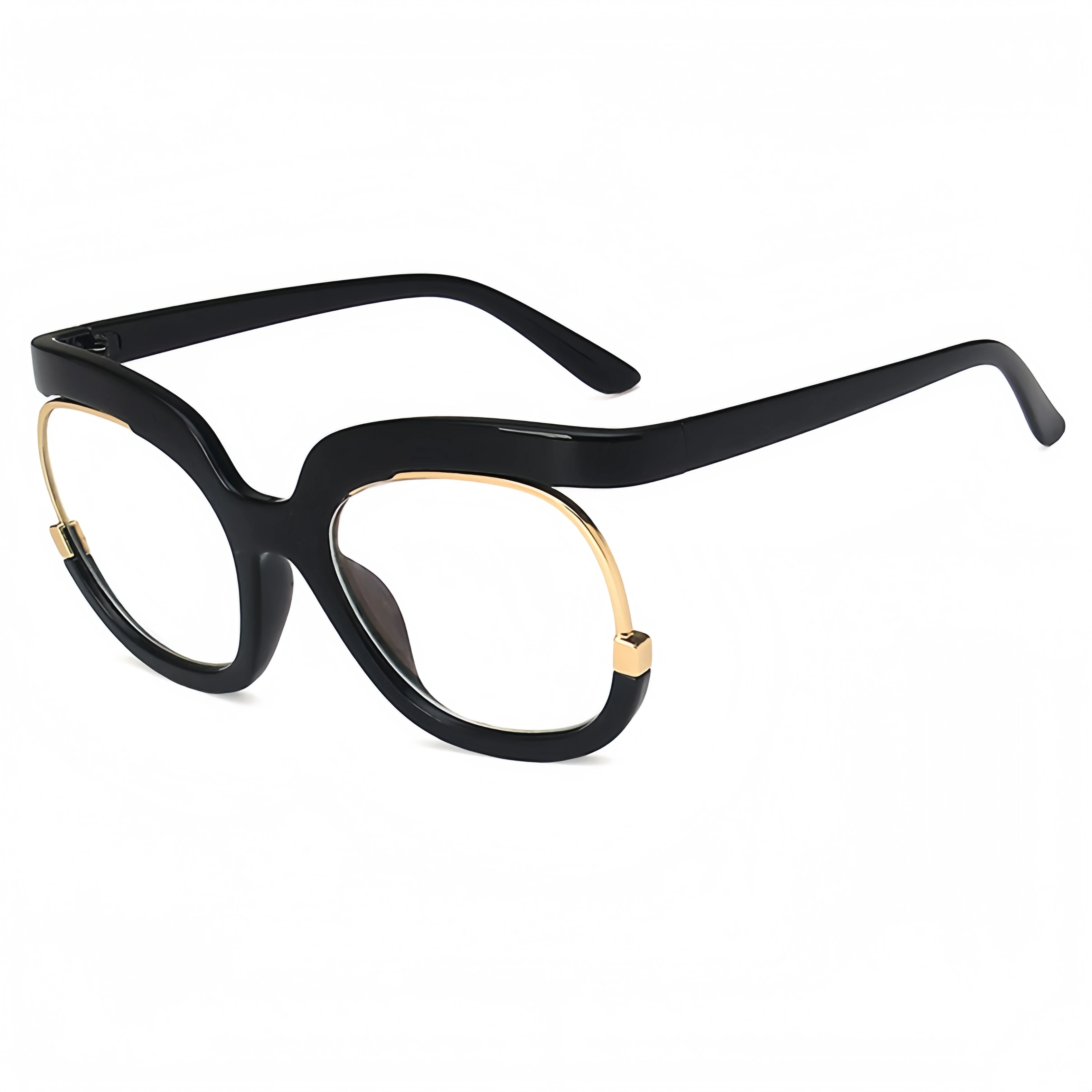 Round Large Frame Owl-Shaped Glasses Frame European and American Trendy Women's Anti-Blue Light Glasses
Round Large Frame Owl-Shaped Glasses Frame European and American Trendy Women's Anti-Blue Light Glasses