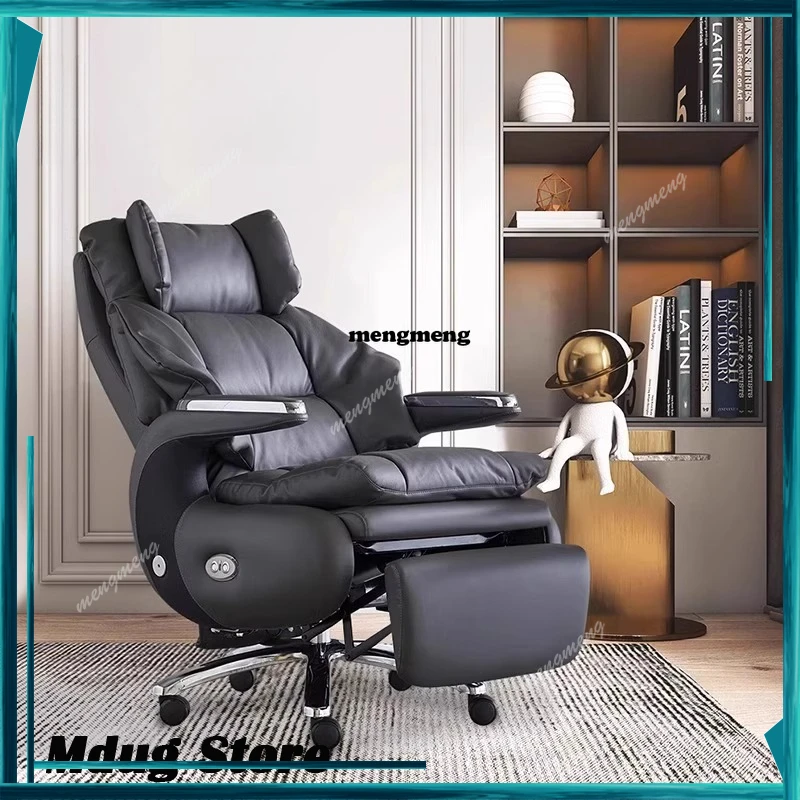 Leather reclining electric boss chair business office sedentary comfortable office chair ergonomic light luxury electric chair
Leather reclining electric boss chair business office sedentary comfortable office chair ergonomic light luxury electric chair