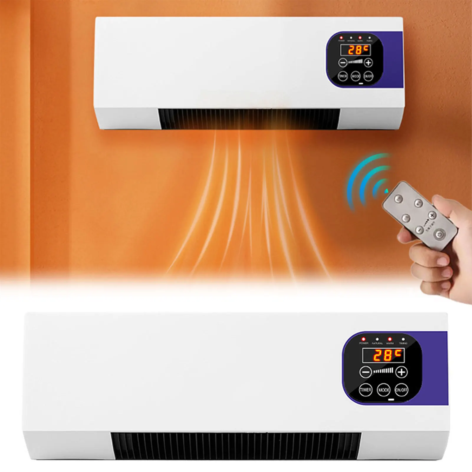 2 in 1 Cooling Heating Machine Summer Fan Wall Mounted Conditioner Cooling Air Fan Ultra Conditioning Air Refrigeration Quiet
2 in 1 Cooling Heating Machine Summer Fan Wall Mounted Conditioner Cooling Air Fan Ultra Conditioning Air Refrigeration Quiet
