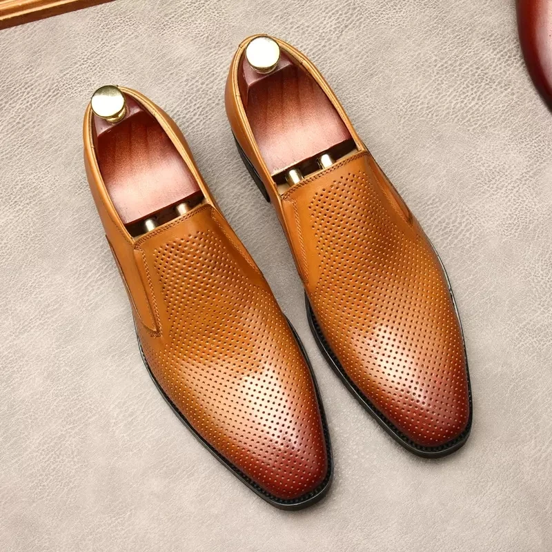 Comfortable Dress Shoes For Men Casual Genuine Leather Round Head Slip On Formal Men High Quality Loafers Black Oxford Work Shoe
Comfortable Dress Shoes For Men Casual Genuine Leather Round Head Slip On Formal Men High Quality Loafers Black Oxford Work Shoe