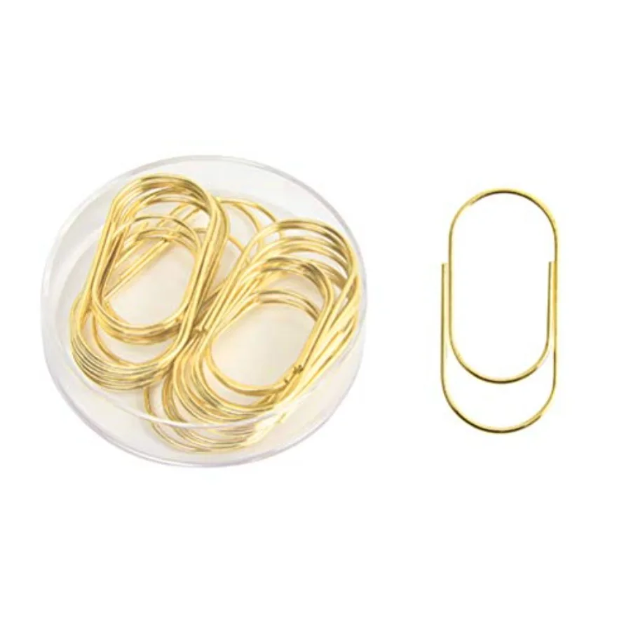 Paper Clips, 20pcs 50mm 1.97" Jumbo Fat Wide Paper Clips Non-Skid Smooth Finish Steel Wire Medium Office Supply Accessories
Paper Clips, 20pcs 50mm 1.97" Jumbo Fat Wide Paper Clips Non-Skid Smooth Finish Steel Wire Medium Office Supply Accessories