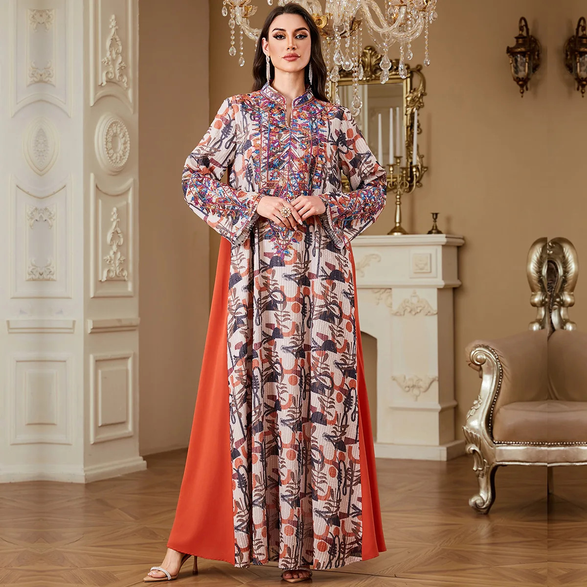 Eid Abaya Dress Women Print Kaftan Jalabiya Embroidery Party Dresses Ramadan Muslim Arab Long Robe Morocco Dubai Abayas Vestidos
Eid Abaya Dress Women Print Kaftan Jalabiya Embroidery Party Dresses Ramadan Muslim Arab Long Robe Morocco Dubai Abayas Vestidos