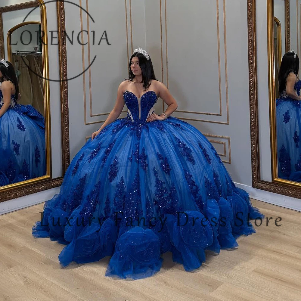 Elegant Floral Quinceanera Dresses 2025 Strapless Applique Ball Gowns for Girl Birthday Party Customized vestidos 15 años lila 
Elegant Floral Quinceanera Dresses 2025 Strapless Applique Ball Gowns for Girl Birthday Party Customized vestidos 15 años lila