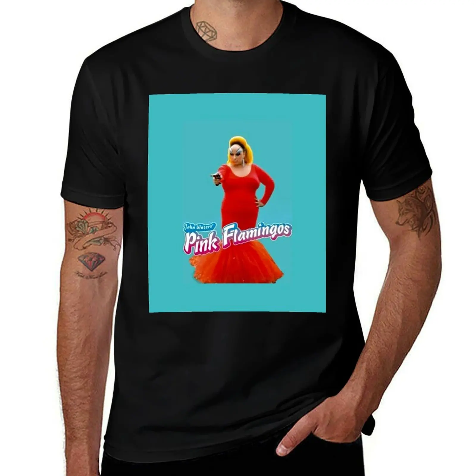 Pink Flamingos by John Waters Movie Poster T-Shirt Lightweight Running T-Shirt
Pink Flamingos by John Waters Movie Poster T-Shirt Lightweight Running T-Shirt