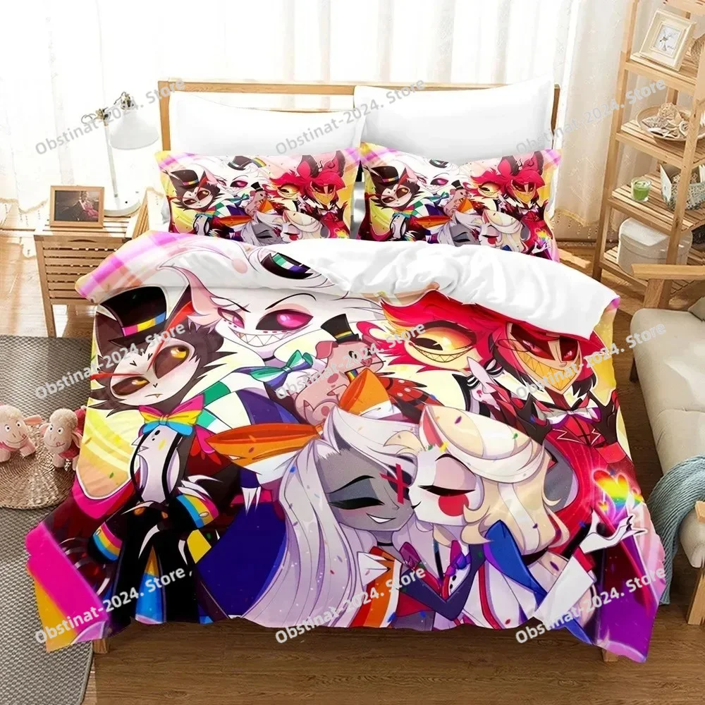 Anime Cartoon H-Hazbin Hotel Duvet Cover Pillowcase Bedding Set Adult Boy Girl Bedroom Decoration Single Double Large Size Gift
Anime Cartoon H-Hazbin Hotel Duvet Cover Pillowcase Bedding Set Adult Boy Girl Bedroom Decoration Single Double Large Size Gift