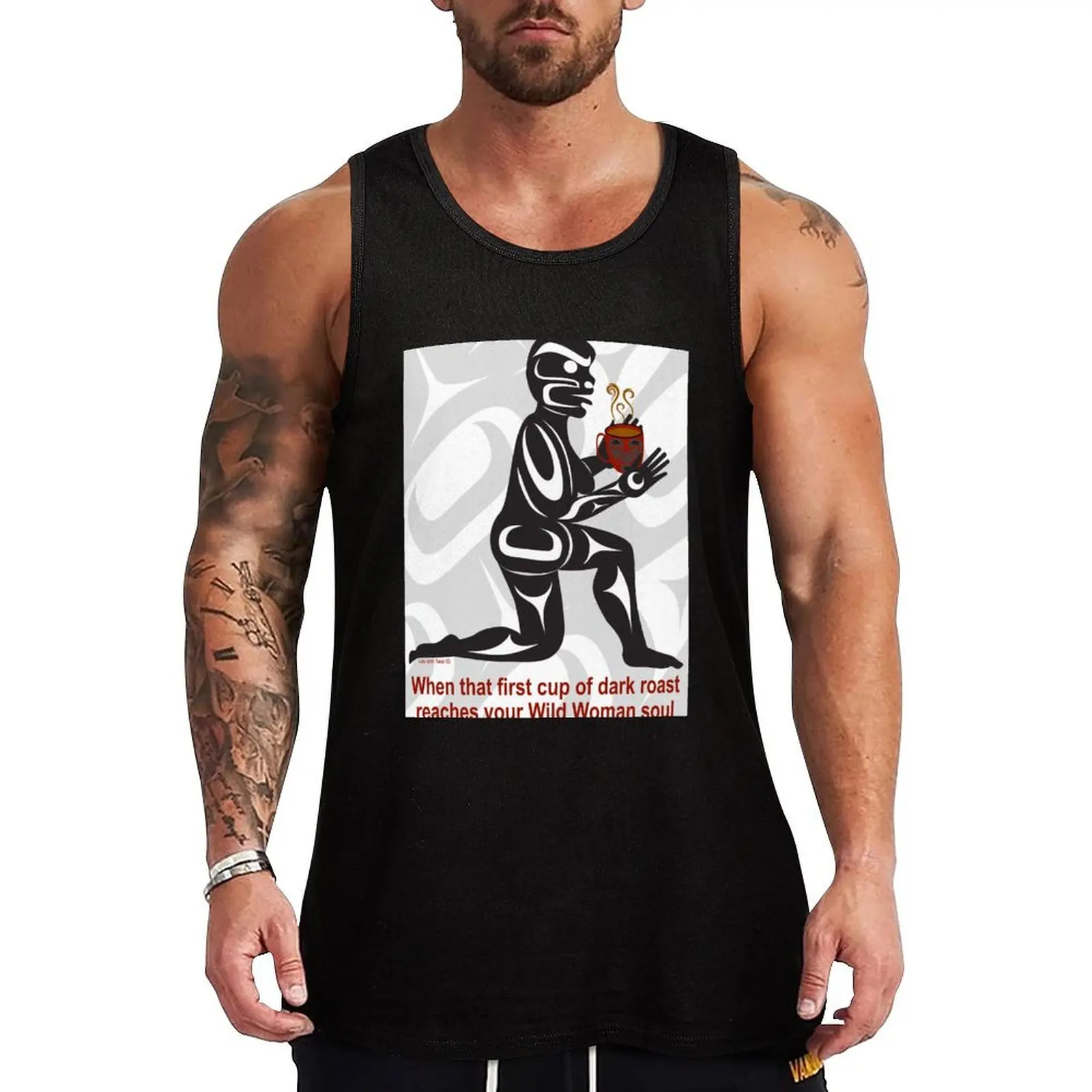 Wild Woman and Dark Roast Tank Top summer clothes T-shirts men t-shirts for Men's gym Men's clothes
Wild Woman and Dark Roast Tank Top summer clothes T-shirts men t-shirts for Men's gym Men's clothes