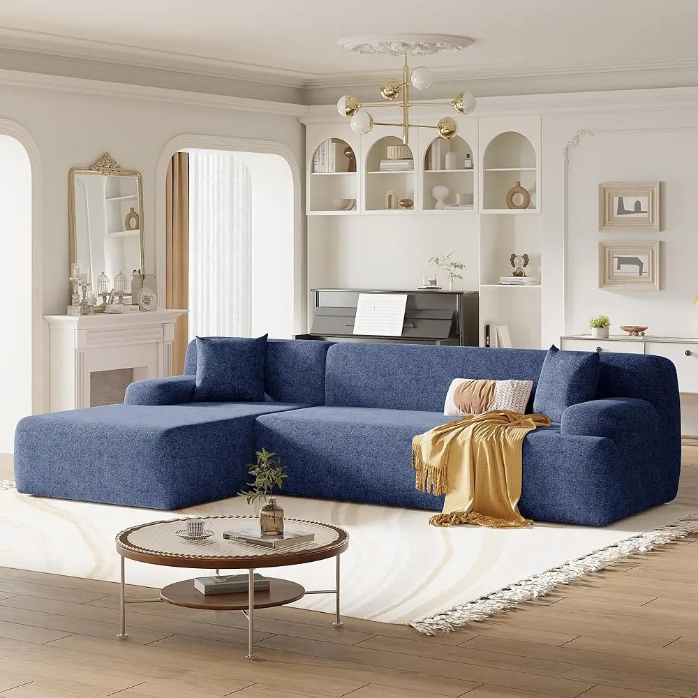 Modern Large L-Shape Modular Sectional Sofa, 2 Piece Free Combination With Two Pillows,Soft Chenille Fabric Suitable For Living
Modern Large L-Shape Modular Sectional Sofa, 2 Piece Free Combination With Two Pillows,Soft Chenille Fabric Suitable For Living