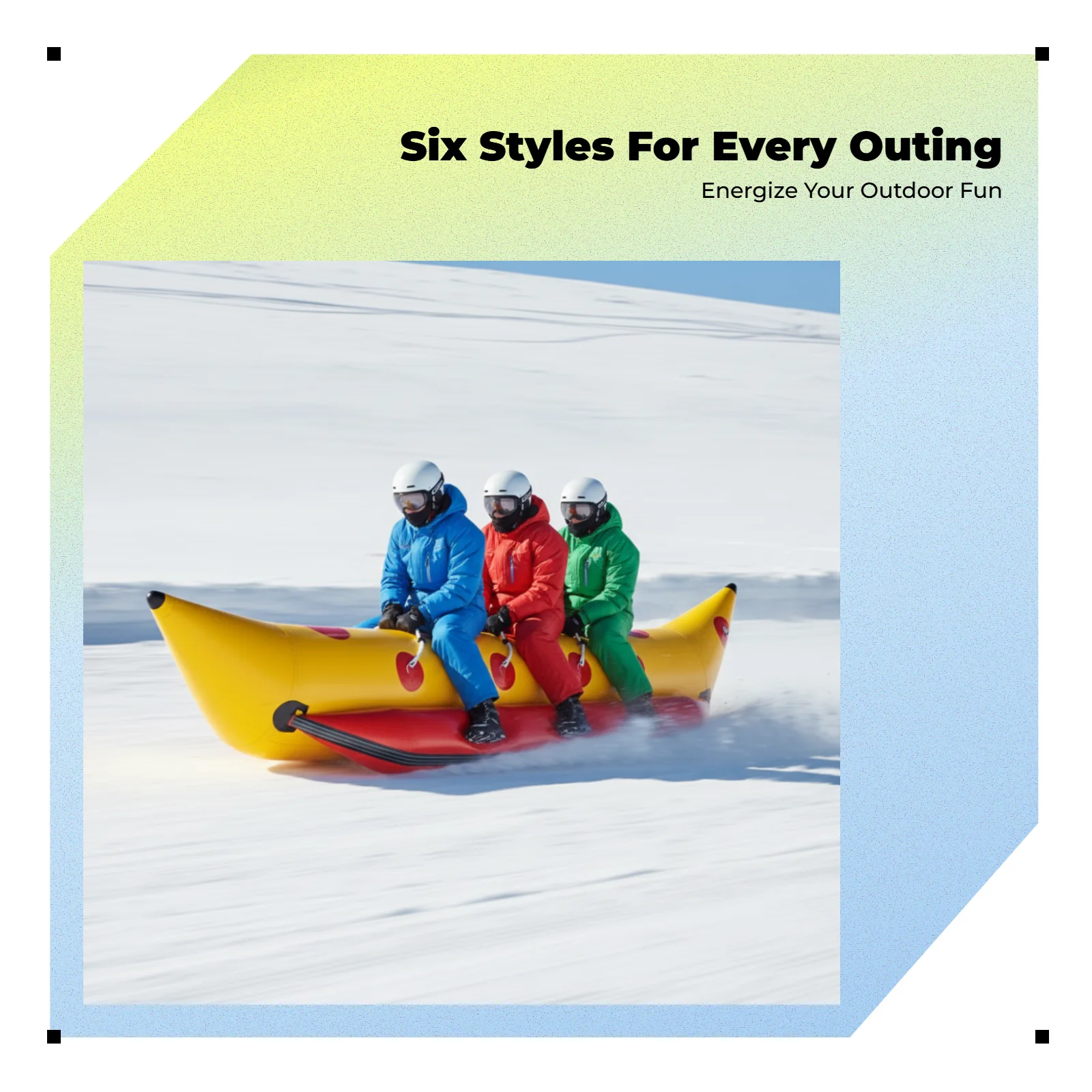 Надувные зимние санки для водных развлечений, прочный ПВХ, для активного отдыха на природе
Надувные зимние санки для водных развлечений, прочный ПВХ, для активного отдыха на природе