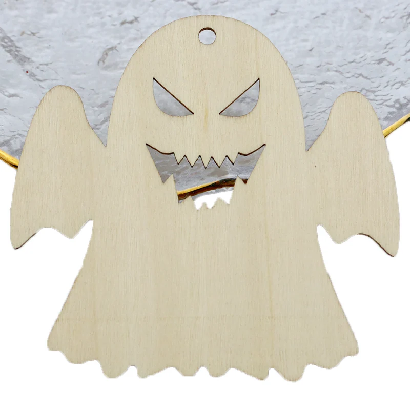 (10pcs/bag) 8cm Halloween Decoration Wooden Ghost Decorations Pendant Children's Handicraft Making Graffiti Funny and Cute DIY
(10pcs/bag) 8cm Halloween Decoration Wooden Ghost Decorations Pendant Children's Handicraft Making Graffiti Funny and Cute DIY