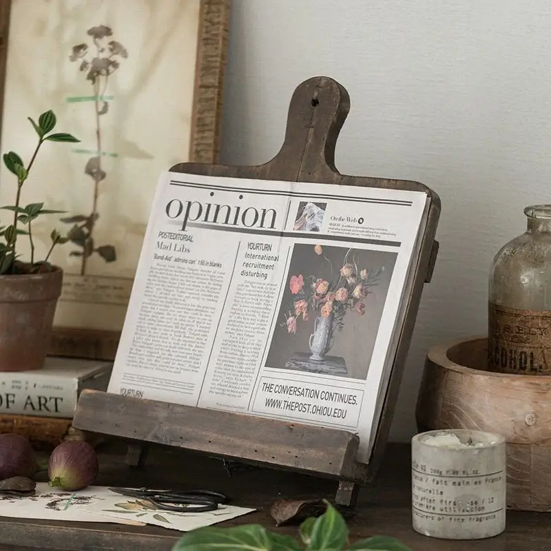 Wooden Portable Desk Book Reading Stand Holder Table Kids Vintage Magazine Racks Antique Bracket Pictures Office Furniture
Wooden Portable Desk Book Reading Stand Holder Table Kids Vintage Magazine Racks Antique Bracket Pictures Office Furniture