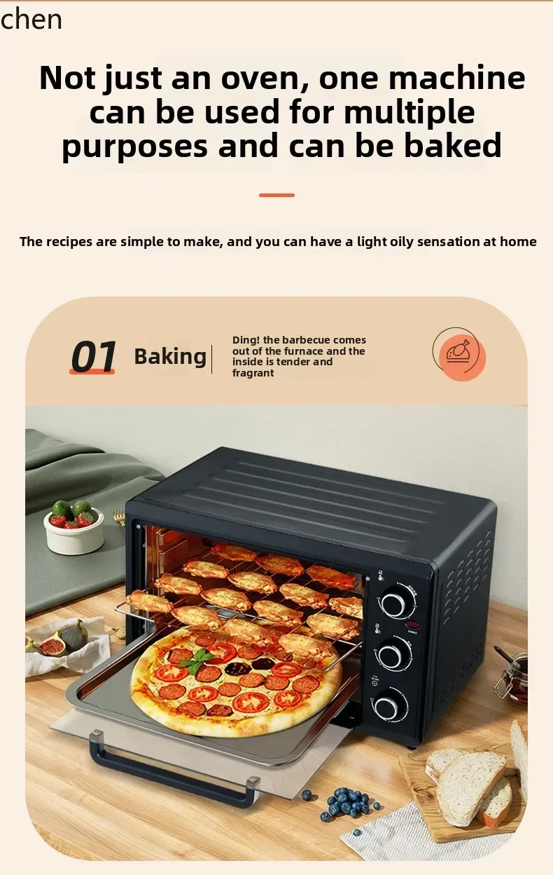 cc26 oven 48-liter large-capacity electric oven for household small baking is multi-functional
cc26 oven 48-liter large-capacity electric oven for household small baking is multi-functional