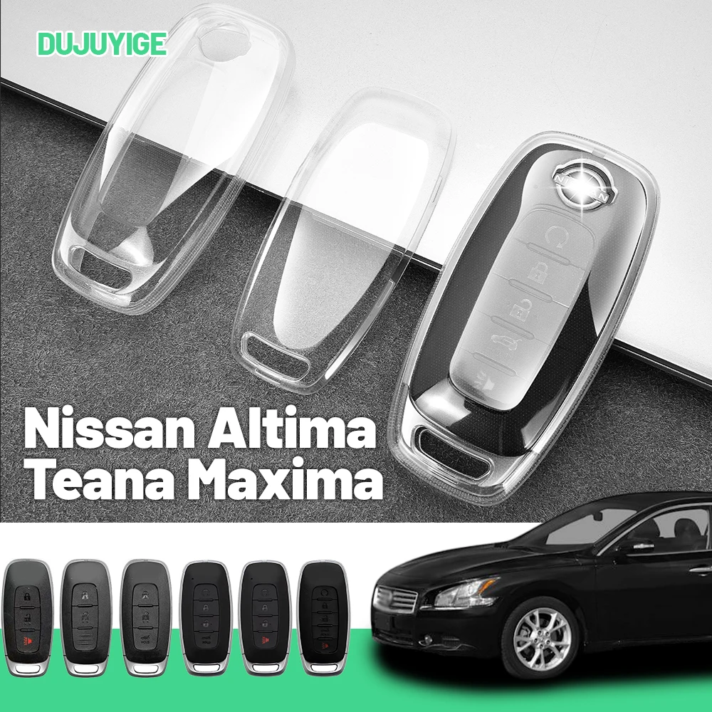 Clear TPU Car Key Case For Nissan Altima Teana Maxima Sentra Sylphy Titan Key Fob Cover Protector Shell Auto Accessories
Clear TPU Car Key Case For Nissan Altima Teana Maxima Sentra Sylphy Titan Key Fob Cover Protector Shell Auto Accessories