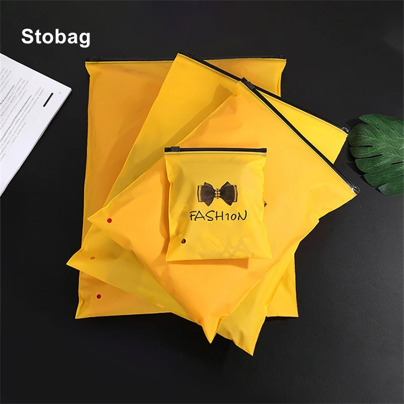 StoBag 10pcs Frosted Clothes Packaging Ziplock Zipper Bags Yellow Cute Sealed Storage Kids Shirt Underwear Organizer Pouches
StoBag 10pcs Frosted Clothes Packaging Ziplock Zipper Bags Yellow Cute Sealed Storage Kids Shirt Underwear Organizer Pouches