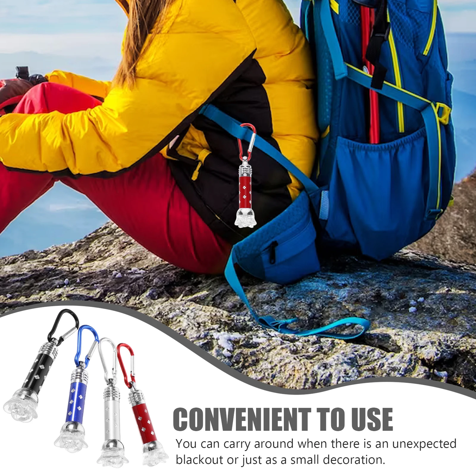 BUTIFULSIC 4Pcs Mini LED Flashlight Portable Aluminum Alloy Outdoor Camping Hiking Lighting Tool
BUTIFULSIC 4Pcs Mini LED Flashlight Portable Aluminum Alloy Outdoor Camping Hiking Lighting Tool