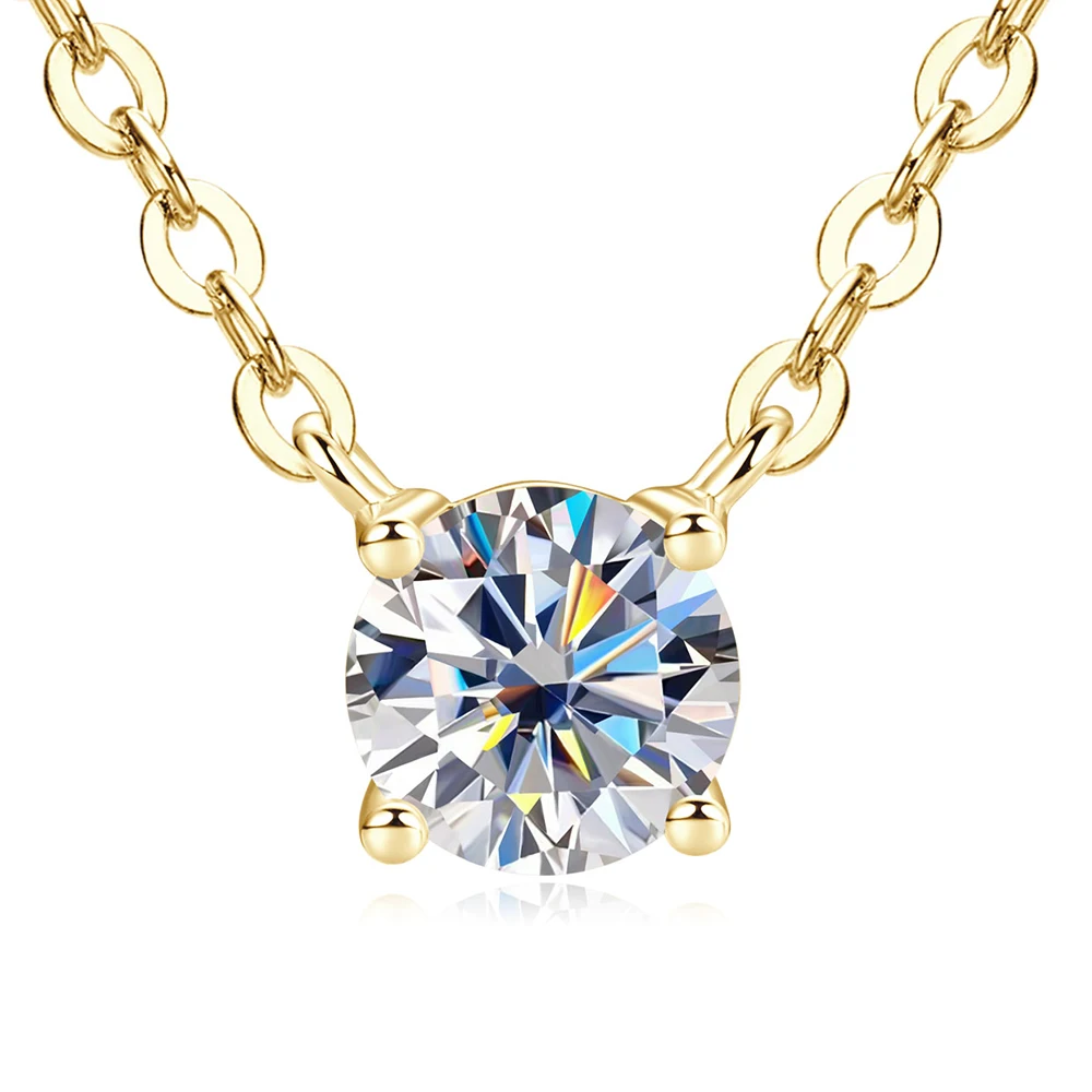 Abestecom Minimalist Four-prong Pendant Necklace 4mm D Color Moissanite Necklace Classical Wedding for Women Jewelry Fine Gift
Abestecom Minimalist Four-prong Pendant Necklace 4mm D Color Moissanite Necklace Classical Wedding for Women Jewelry Fine Gift