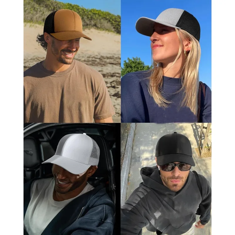 Trucker Hat Structured Mesh Baseball Cap Adjustable Breathable Summer Outdoor Sports Hat Casual Lightweight Cap Men and Women
Trucker Hat Structured Mesh Baseball Cap Adjustable Breathable Summer Outdoor Sports Hat Casual Lightweight Cap Men and Women