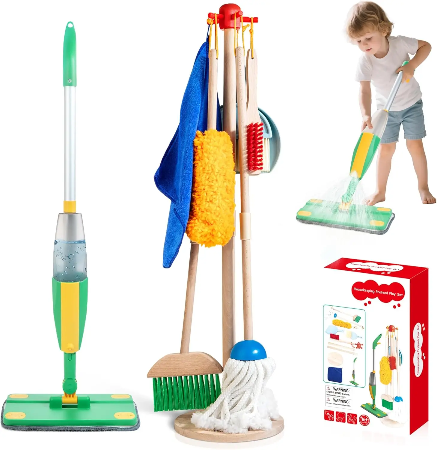 Деревянный детский набор для чистки с распылительной шваброй, игрушка Монтессори для детей от 3 лет, подарок для ролевых игр
Деревянный детский набор для чистки с распылительной шваброй, игрушка Монтессори для детей от 3 лет, подарок для ролевых игр