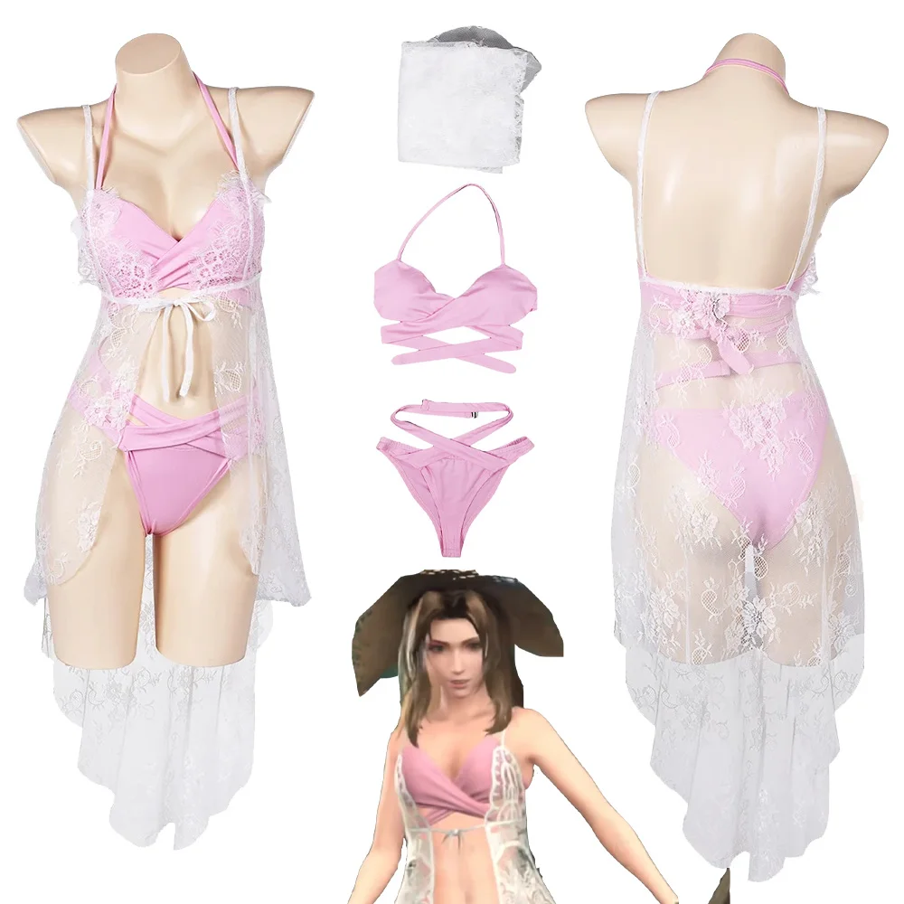 Aerith бикини для косплея, купальник, костюм, последняя фантазия, FF7, пляжные купальники, костюмы для Хэллоуина, карнавала, вечерние, костюм для ролевых игр
Aerith бикини для косплея, купальник, костюм, последняя фантазия, FF7, пляжные купальники, костюмы для Хэллоуина, карнавала, вечерние, костюм для ролевых игр