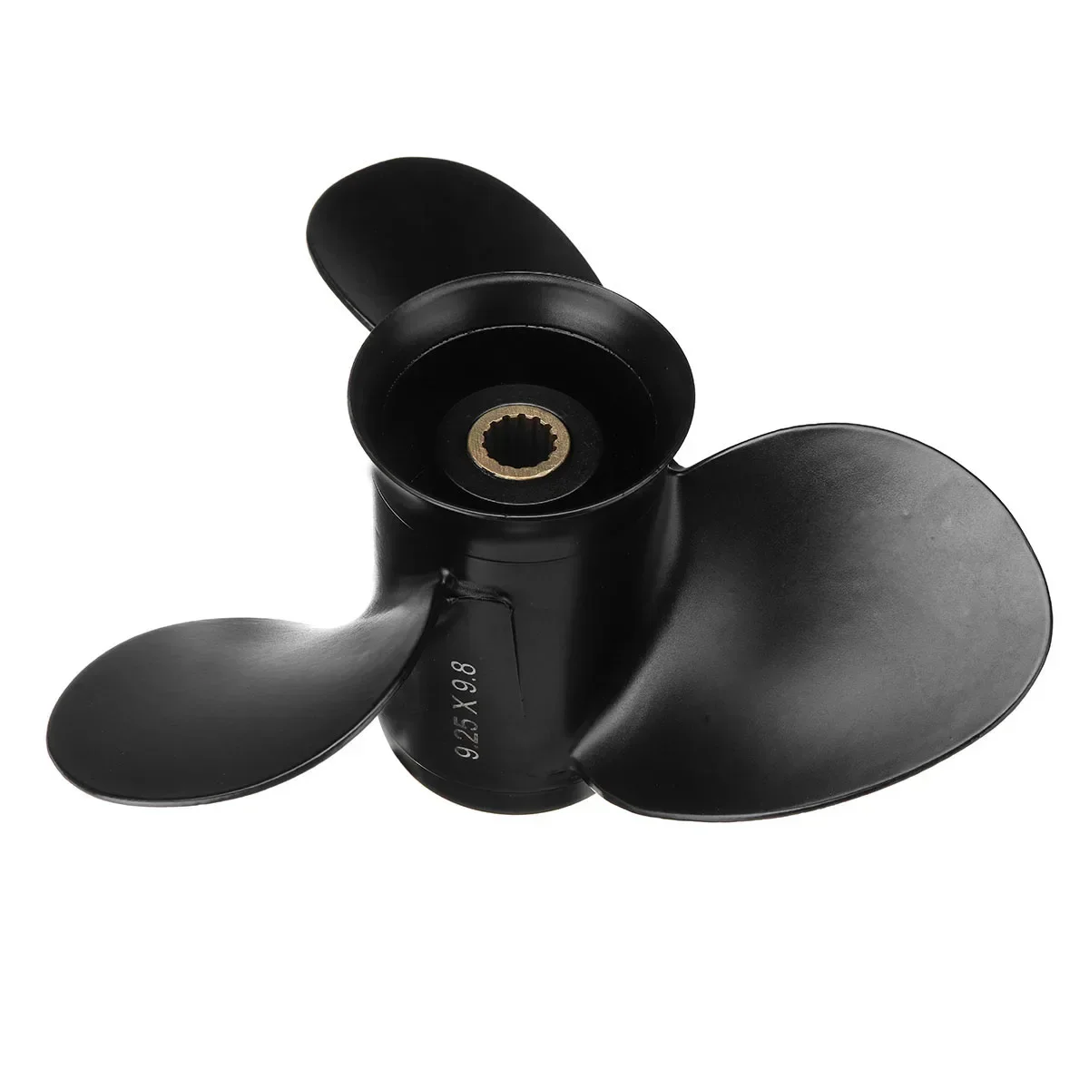 Aluminum Outboard Propeller 362B641080 For Tohatsu-Mercury 9.9-20HP 9.25 x 9.8 14 Spline Tooth 3 Blades Standard Rotation Black
Aluminum Outboard Propeller 362B641080 For Tohatsu-Mercury 9.9-20HP 9.25 x 9.8 14 Spline Tooth 3 Blades Standard Rotation Black