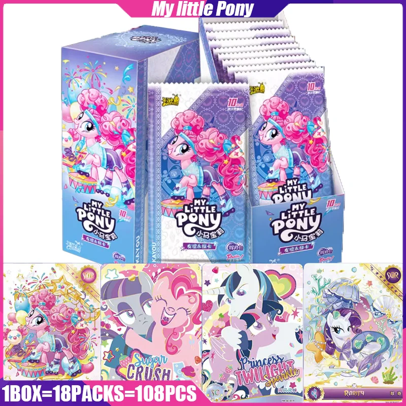 My Little Pony Cards KAYOU 5-10 Anime Figure Collection Cards Board Games Toys Mistery Box Birthday Gifts for Boys and Girls
My Little Pony Cards KAYOU 5-10 Anime Figure Collection Cards Board Games Toys Mistery Box Birthday Gifts for Boys and Girls