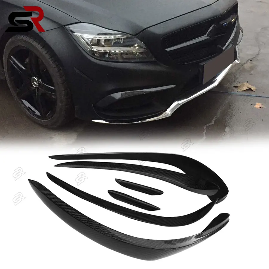 For Mercedes Benz CLS Class W218 cls300 CLS350 Carbon Fiber Car Front Bumper Side Splitters Fins Canards Wind knife Body kit
For Mercedes Benz CLS Class W218 cls300 CLS350 Carbon Fiber Car Front Bumper Side Splitters Fins Canards Wind knife Body kit