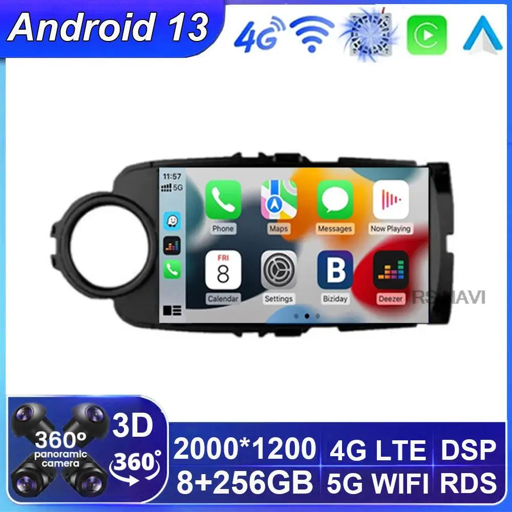 Android 13 Auto Car Radio Multimedia Video For Toyota Yaris LHD 2012 - 2017 Carplay Stereo gps Navigation No 2din 2 Din
Android 13 Auto Car Radio Multimedia Video For Toyota Yaris LHD 2012 - 2017 Carplay Stereo gps Navigation No 2din 2 Din