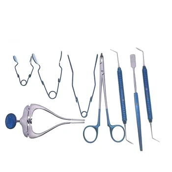 8 in 1 Rodent Rabbit Cat Oral Exams Rabbit Mouth Opener Retractor Dental Gags Dentistry Speculums Buccal Cheek Dilator Kit Tool