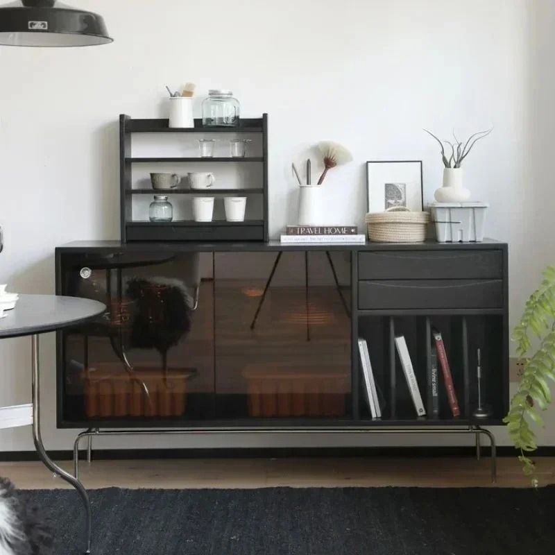 A Solid wood dining side cabinet light luxury simple modern Japanese Nordic oak black medieval furniture side cabinet
A Solid wood dining side cabinet light luxury simple modern Japanese Nordic oak black medieval furniture side cabinet