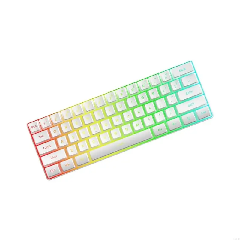 N1HD 61 Keys Cord Gaming Keyboard Ergonomic Mechanical Keyboard LED Backlit for PC
N1HD 61 Keys Cord Gaming Keyboard Ergonomic Mechanical Keyboard LED Backlit for PC
