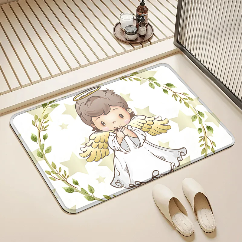 Boy Angel Halo Pattern Door Mat Non-Slip Absorbent Floor Rug for Home Entrance Bathroom Kitchen Decor
Boy Angel Halo Pattern Door Mat Non-Slip Absorbent Floor Rug for Home Entrance Bathroom Kitchen Decor