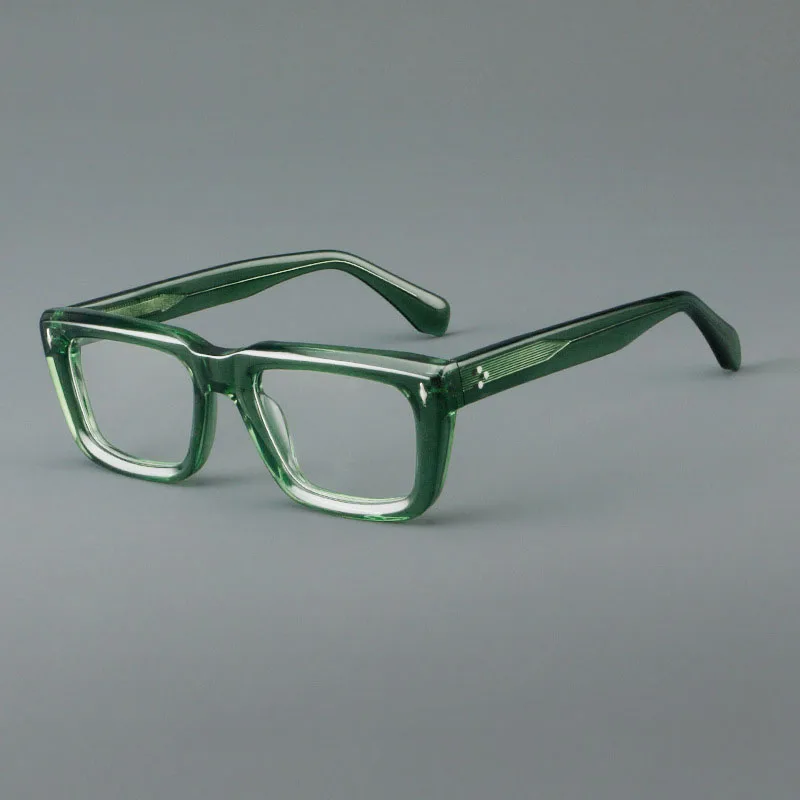 Fashion Clunky Thick Wide Square Acetate Glasses Frame Men Transparent Green Eyeglasses Can Customize Myopia Presbyopia Lenses
Fashion Clunky Thick Wide Square Acetate Glasses Frame Men Transparent Green Eyeglasses Can Customize Myopia Presbyopia Lenses