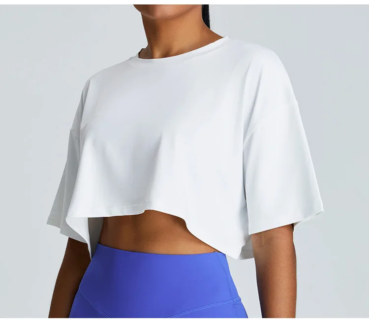 Yoga Sport Shirt Quick Drying Breathable Quick Drying Short Sleeve Loose Top Fitness Fitting Running Summer Gym Sports T-Shirt
Yoga Sport Shirt Quick Drying Breathable Quick Drying Short Sleeve Loose Top Fitness Fitting Running Summer Gym Sports T-Shirt