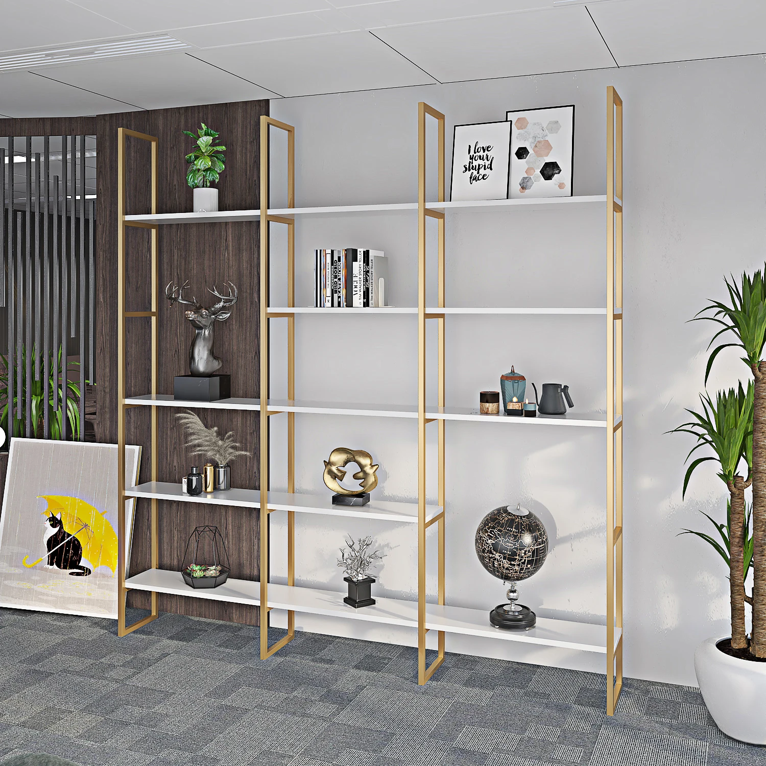 Nordic ins wind wrought iron shelf bookshelf partition living room floor Internet celebrity cosmetics display nail salon shelf
Nordic ins wind wrought iron shelf bookshelf partition living room floor Internet celebrity cosmetics display nail salon shelf