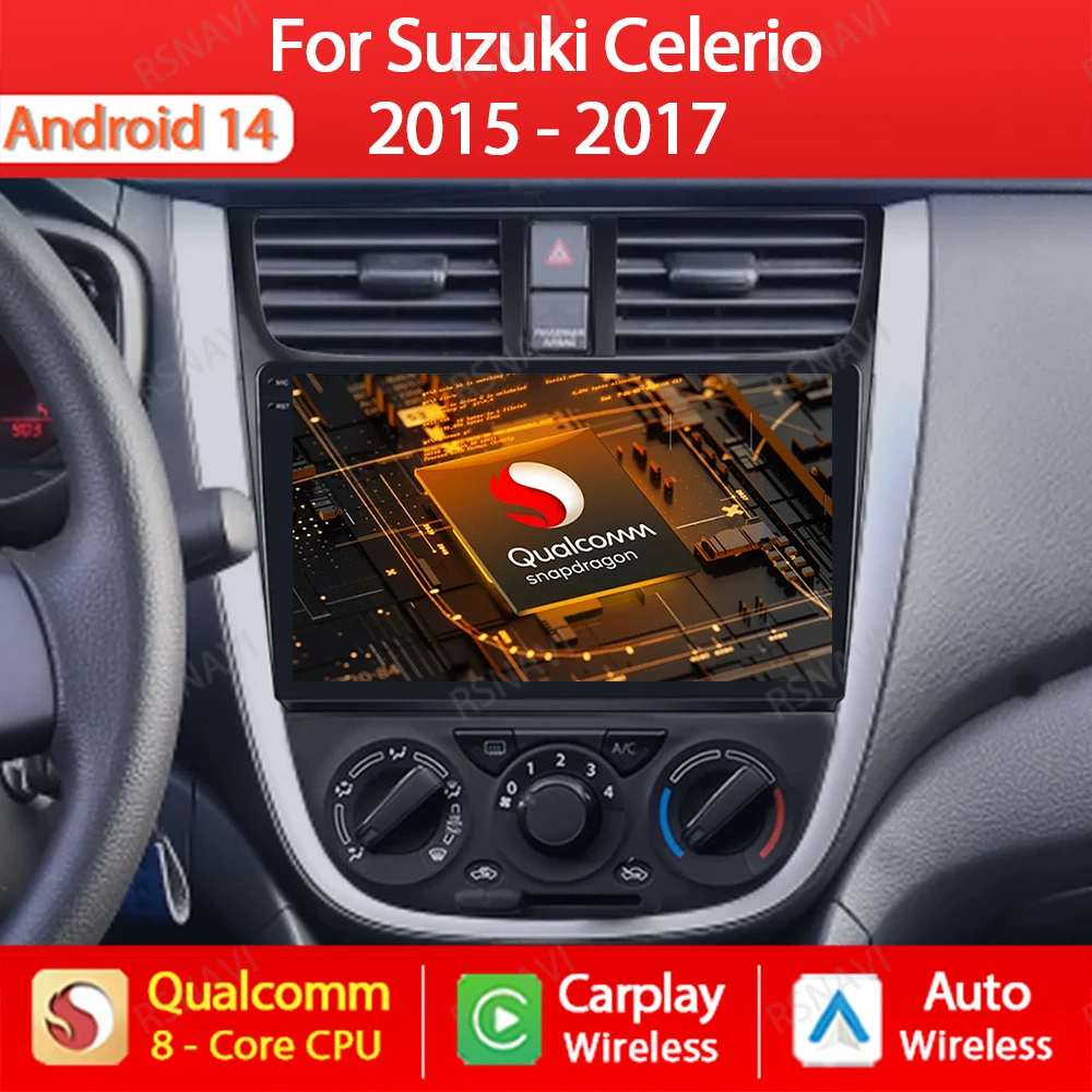 Автомагнитола на Android 14 для SUZUKI CELERIO Culture 2015-2018, мультимедийный стерео видеоплеер с Навигатором, GPS, 4G, LTE, 5G, Wi-Fi, Carplay Auto
Автомагнитола на Android 14 для SUZUKI CELERIO Culture 2015-2018, мультимедийный стерео видеоплеер с Навигатором, GPS, 4G, LTE, 5G, Wi-Fi, Carplay Auto