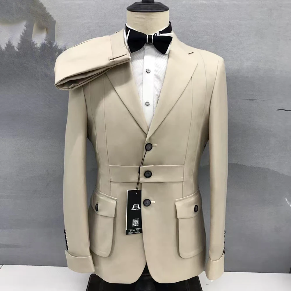 New Elegant Men's Suits for Wedding 2025 Formal Single Breasted Notch Lapel Slim Fit 2 Piece Jacket Pants Blazer Costume Homme
New Elegant Men's Suits for Wedding 2025 Formal Single Breasted Notch Lapel Slim Fit 2 Piece Jacket Pants Blazer Costume Homme