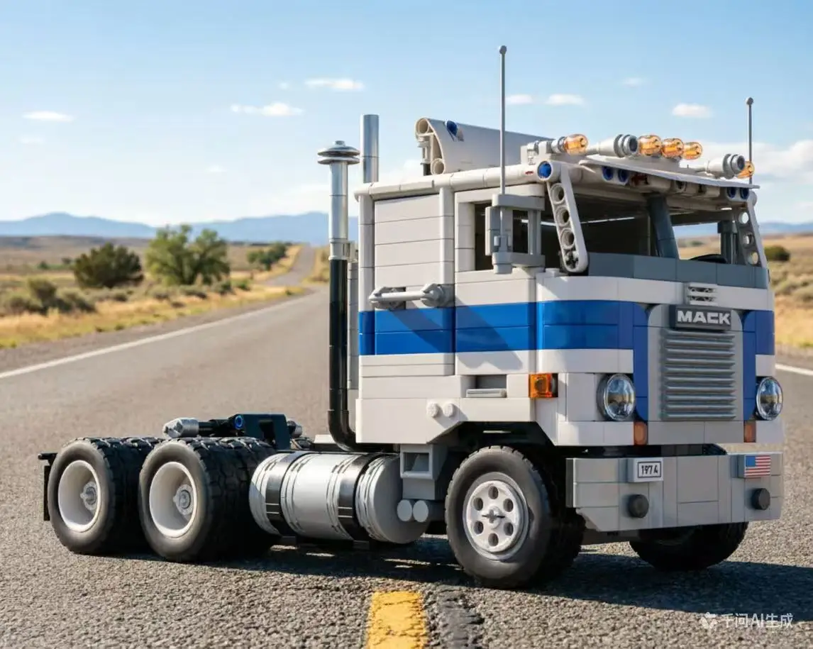 MOC-213801 Mack Cruise-Liner Cabover Truck Building Blocks Model, 1265PCS, Kids Birthday Gift, Educational Toy for Boys
MOC-213801 Mack Cruise-Liner Cabover Truck Building Blocks Model, 1265PCS, Kids Birthday Gift, Educational Toy for Boys