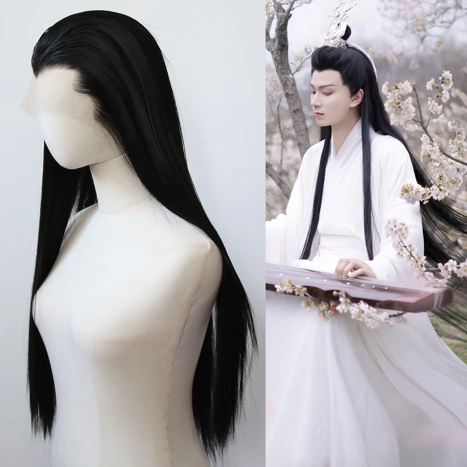 Black Color Cosplay China Ancient Style Hairline Suitable for Hanfu Outfit Synthetic Lace Front Wig Long Straight Wig
Black Color Cosplay China Ancient Style Hairline Suitable for Hanfu Outfit Synthetic Lace Front Wig Long Straight Wig