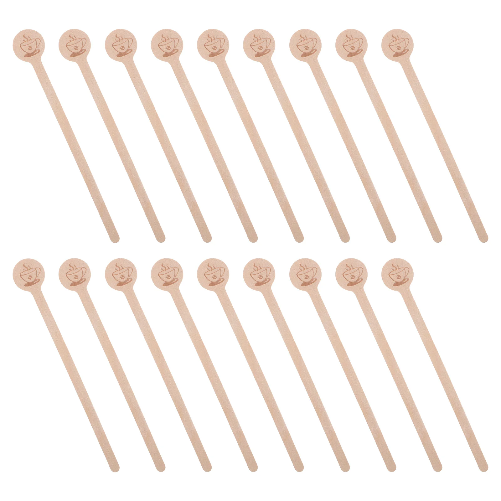 100Pcs Wooden Stirrers Round Headed Reusable Coffee Drink Stirrers Hot Chocolate Espresso Cocktails Beige Coffee Stir Spoon
100Pcs Wooden Stirrers Round Headed Reusable Coffee Drink Stirrers Hot Chocolate Espresso Cocktails Beige Coffee Stir Spoon