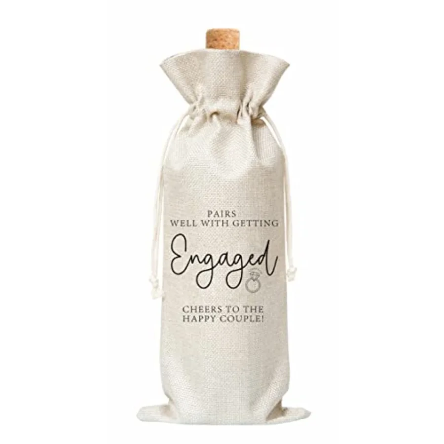 Wine Gift Bag, Wine Bag for Getting Married,,Bride and Groom, Couples, Her, Him, Wedding, Save the Date Wedding, 1 Pc Burlap Wi
Wine Gift Bag, Wine Bag for Getting Married,,Bride and Groom, Couples, Her, Him, Wedding, Save the Date Wedding, 1 Pc Burlap Wi